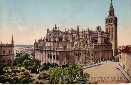Postales: N&ordm; 1358 POSTAL SEVILLA LA CATEDRAL - Foto 1