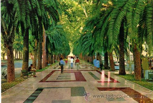 Postales: N&ordm; 1493 POSTAL MALAGA PASEO DEL PARQUE