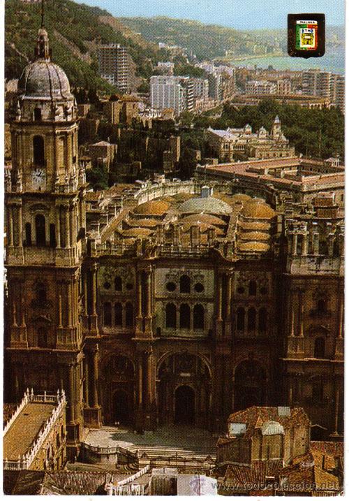 Postales: N&ordm; 1443 POSTAL MALAGA LA CATEDRAL