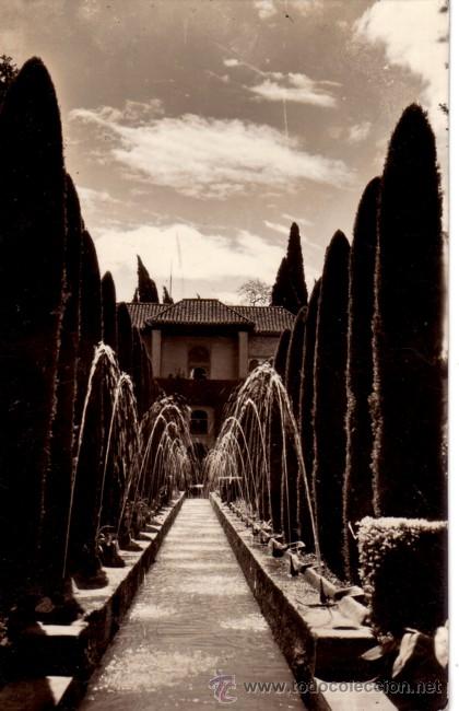 Postales: N&ordm; 1658 POSTAL GRANADA GENERALIFE - Foto 1