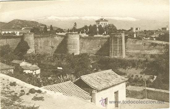 Postales: GRANADA. LAS MURALLAS. - Foto 1