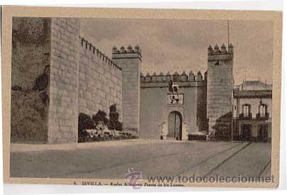 sevilla. reales alcazares, puerta de los leones - Compra venta en  todocoleccion