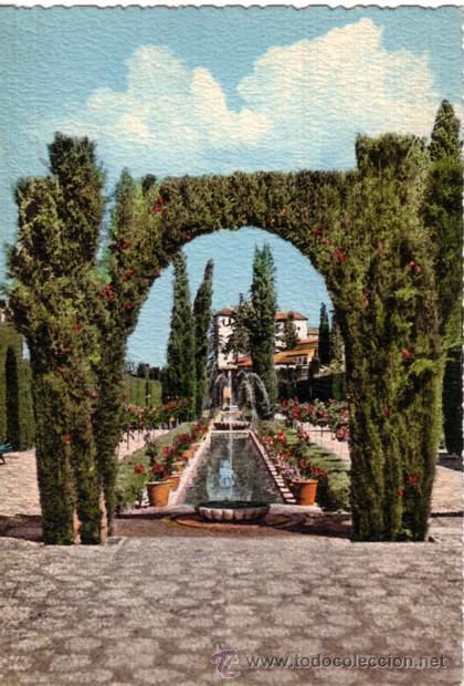 Postales: N&ordm; 3574 POSTAL GRANADA GENERALIFE - Foto 1