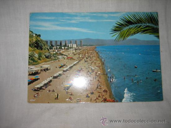 Postales: 1354.-COSTAL DEL SOL-TORREMOLINOS  PLAYA DE BAJONDILLO CIRCULADA