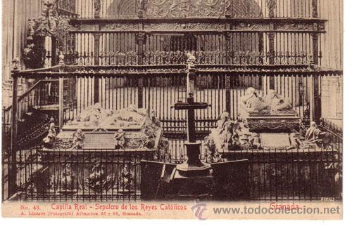 Postales: N&ordm; 4039 POSTAL GRANADA CAPILLA REAL A LINARES SEPULCRO DE LOS REYES CATOLICOS