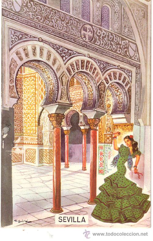 Postales: N&ordm; 5397 POSTAL SEVILLA CUADRO - Foto 1