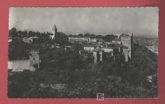 Postales: Granada - La Alhambra - A&ntilde;o 1952 - Foto 1