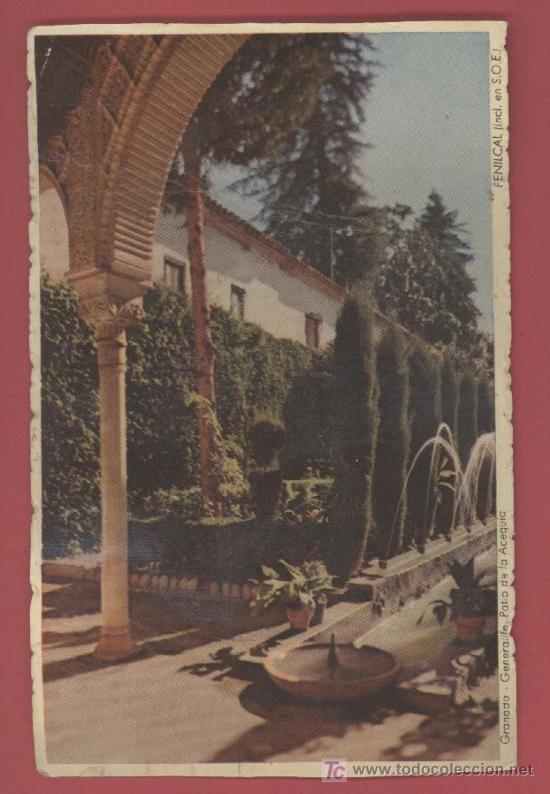 Postales: Granada - Generalife - A&ntilde;o 1956 - Foto 1