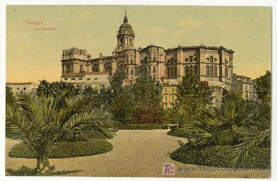 Postales: TARJETA POSTAL MALAGA - LA CATEDRAL - Foto 1