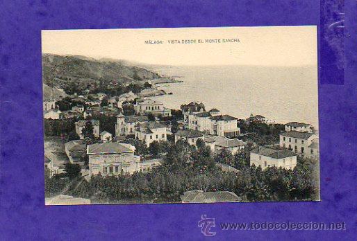 Postales: POSTAL DE MALAGA VISTA DESDE EL MONTE SANCHA