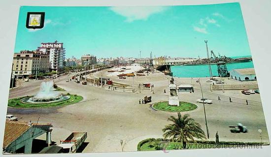 Postkarten: ANTIGUA FOTO POSTAL DE CADIZ - VISTA PARCIAL DEL MUELLE - ED. FISA - CIRCULADA.