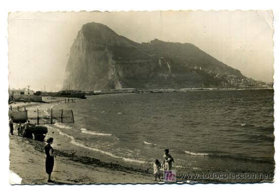 Postkarten: LA LINEA DE LA CONCEPCION, CADIZ, EL PE&Ntilde;ON DE GIBRALTAR,      P25947