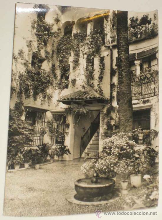 Postais: ANTIGUA FOTO POSTAL DE CORDOBA - PATIO ANDALUZ. HELIOTIPIA ARTISTICA ESPA&Ntilde;OLA 30 HAE - SIN CIRCULAR
