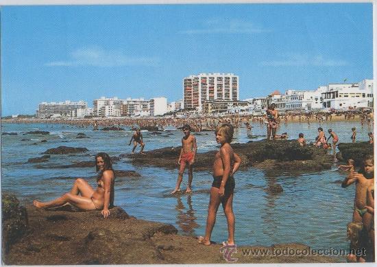 Postales: TARJETA POSTAL DE ROTA PLAYA DE LA COSTANILLA CADIZ