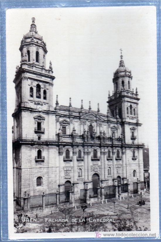 Postales: TARJETA POSTAL DE JAEN. FACHADA DE LA CATEDRAL
