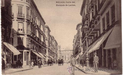 Postales: N&ordm; 7304 POSTAL MALAGA CALLE DEL MARQUES DE LARIOS