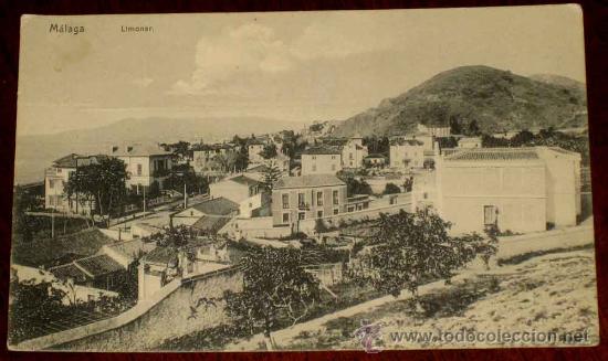 Postales: ANTIGUA POSTAL DE MALAGA - LIMONAR - ED. KNACKSTEDT Y NATHER - REVERSO CON SELLO EN AZUL QUE SE APRE