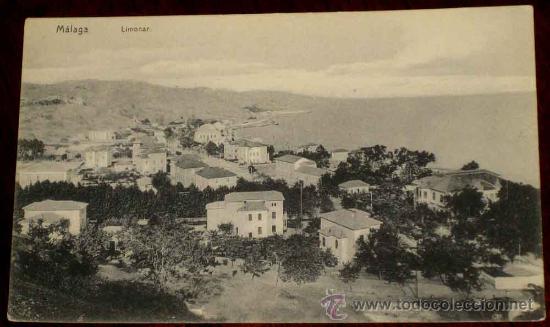 Postales: ANTIGUA POSTAL DE MALAGA - LIMONAR - ED. KNACKSTEDT Y NATHER - REVERSO CON SELLO EN AZUL QUE SE APRE