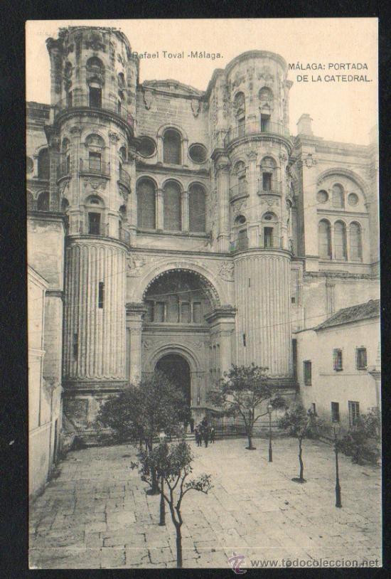 Postales: POSTAL MALAGA-PORTADA DE LA CATEDRAL