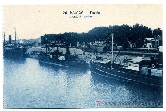 Postales: MALAGA, PUERTO,    P26065