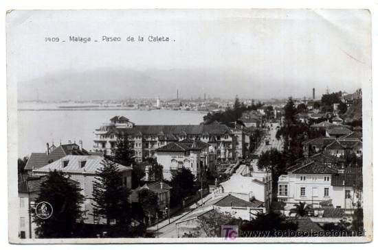 Postales: MALAGA, PASEO DE LA CALETA,   P26078