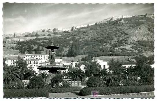 Postales: MALAGA, FUENTE DEL PASEO DEL PARQUE,   P26082