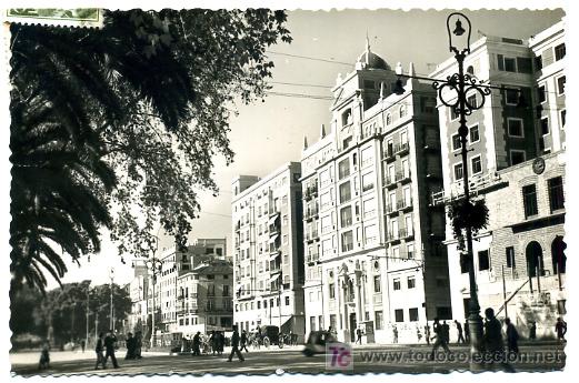 Postales: MALAGA, PLAZA DEL GENERAL QUEIPO DE LLANO,   P26095