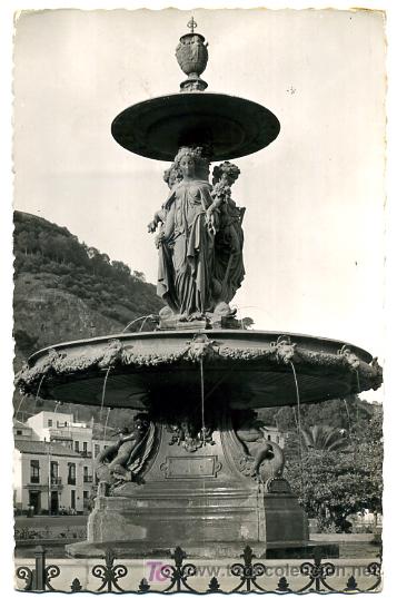 Postales: MALAGA, FUENTE DEL PASEO DEL PARQUE,       P26101