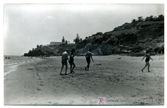 Postales: MALAGA, LA PLAYA, DETALLE,      P26117