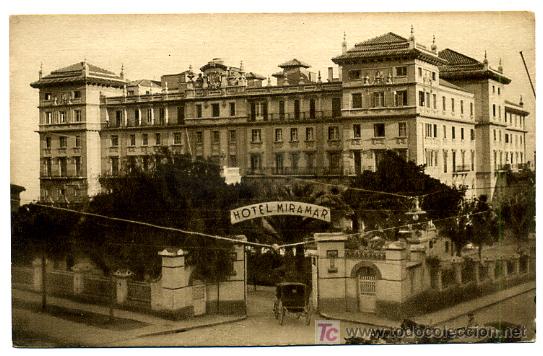 Postales: MALAGA, HOTEL MIRAMAR,      P26134