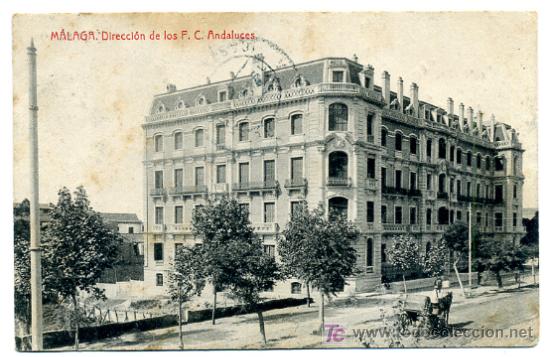 Postales: MALAGA, DIRECCION DE LOS F.C. ANDALUCES,      P26139
