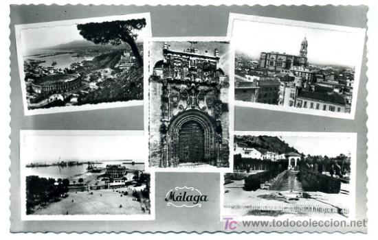 Postales: MALAGA, CINCO VISTAS,      P26151