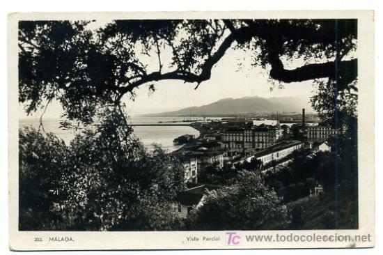 Postales: MALAGA, VISTA PARCIAL,      P26159