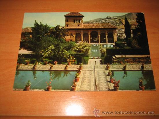 Cartoline: GRANADA.-ALHAMBRA:JARDINES DEL PARTAL.-A.CAMPA&Ntilde;A