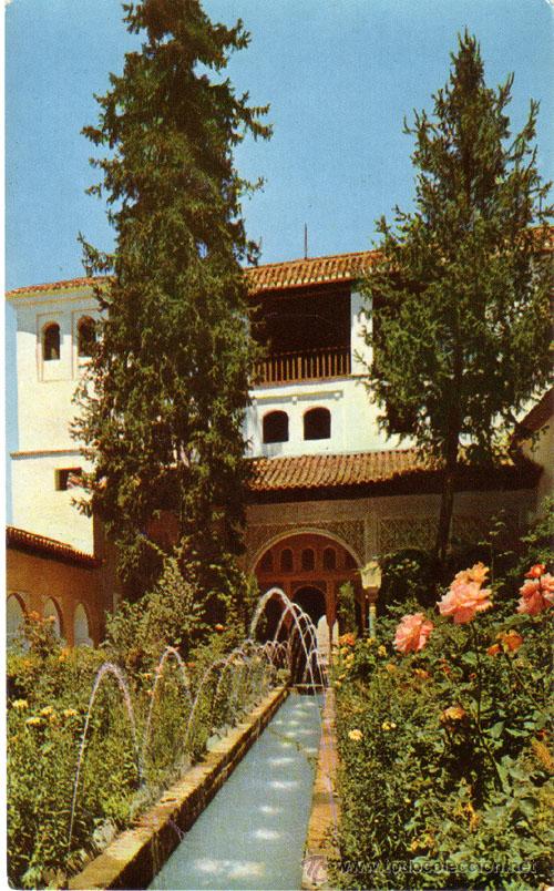 Postales: N&ordm; 6885 POSTAL GRANADA GENERALIFE - Foto 1