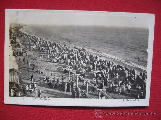 Postales: CADIZ - PLAYA - Foto 1
