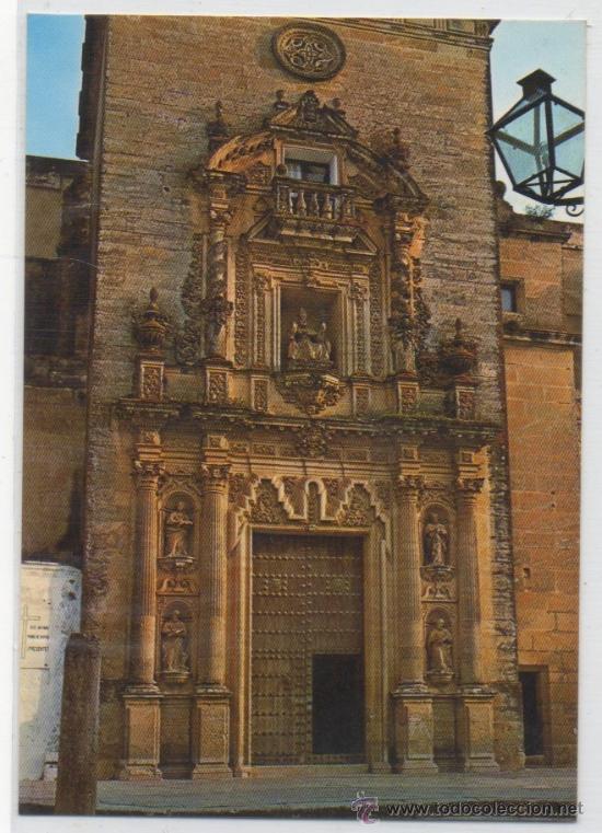 Postales: TARJETA POSTAL DE ARCOS DE LA FRONTERA PORTADA DE LA PARROQUIA DE SAN PEDRO CADIZ