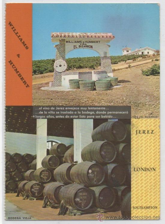 Postales: TARJETA POSTAL DE JEREZ WILLIANS & HUMBERT DRY SACK BODEGA VIEJA CADIZ