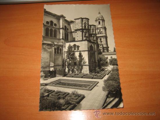Cartoline: 10.-MALAGA.-CATEDRAL.-FACHADA NORTE.-EDI.GARRABELLA.-CIRCULADA 1959