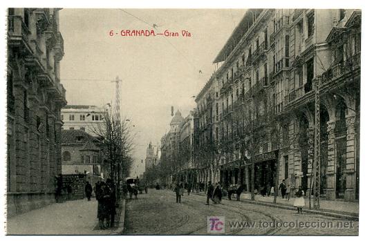 Postales: GRANADA, GRAN VIA,    P26308 - Foto 1