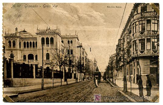 Postales: GRANADA, GRAN VIA,    P26312 - Foto 1