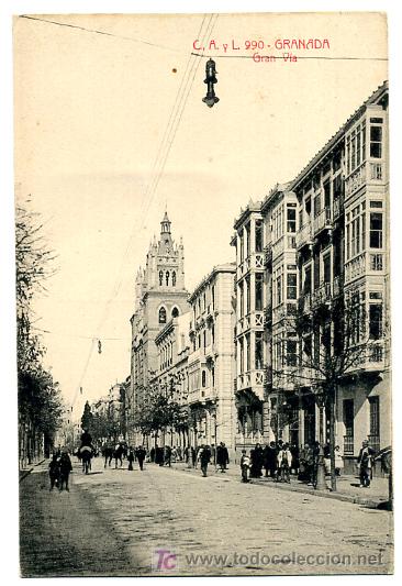 Postales: GRANADA, GRAN VIA,     P26316 - Foto 1
