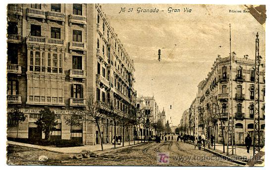 Postales: GRANADA, GRAN VIA,     P26321 - Foto 1