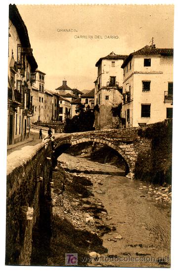 Postales: GRANADA, CARRERA DEL DARRO,     P26334 - Foto 1