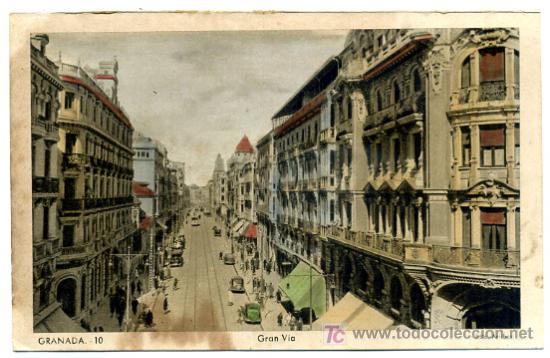 Postales: GRANADA, GRAN VIA,     P26346 - Foto 1