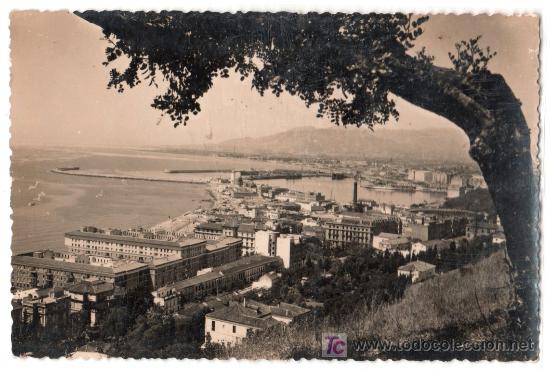 Postkarten: TARJETA POSTAL DE MALAGA N&ordm; 283. VISTA PARCIAL DEL PUERTO DE GIBRALFARO. FOTO D. CORTES