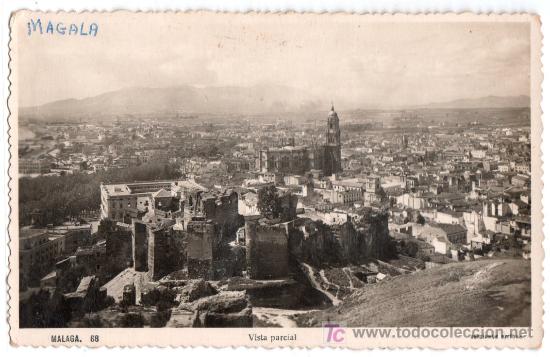 Cartoline: TARJETA POSTAL DE MALAGA N&ordm; 88. VISTA PARCIAL. ED. ARRIBAS