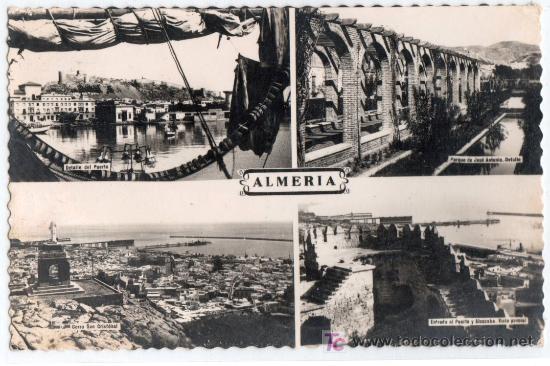 Postkarten: TARJETA POSTAL DE ALMERIA. RECUERDOS. ED. M. ARRIBAS