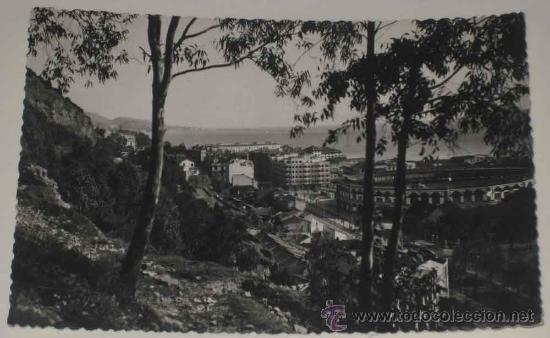 Postales: ANTIGUA FOTO POSTAL COLOREADA DE MALAGA - PASEO DE REDING DESDE LA SUBIDA A GIBRALFARO - ED. DIEGO C