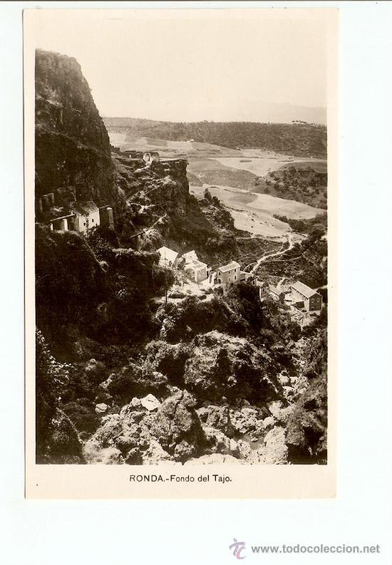 Postales: Ronda - Fondo del Tajo